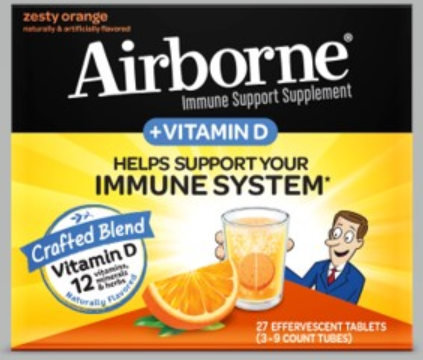 Airborne  Vitamin D Effervescent Tablet